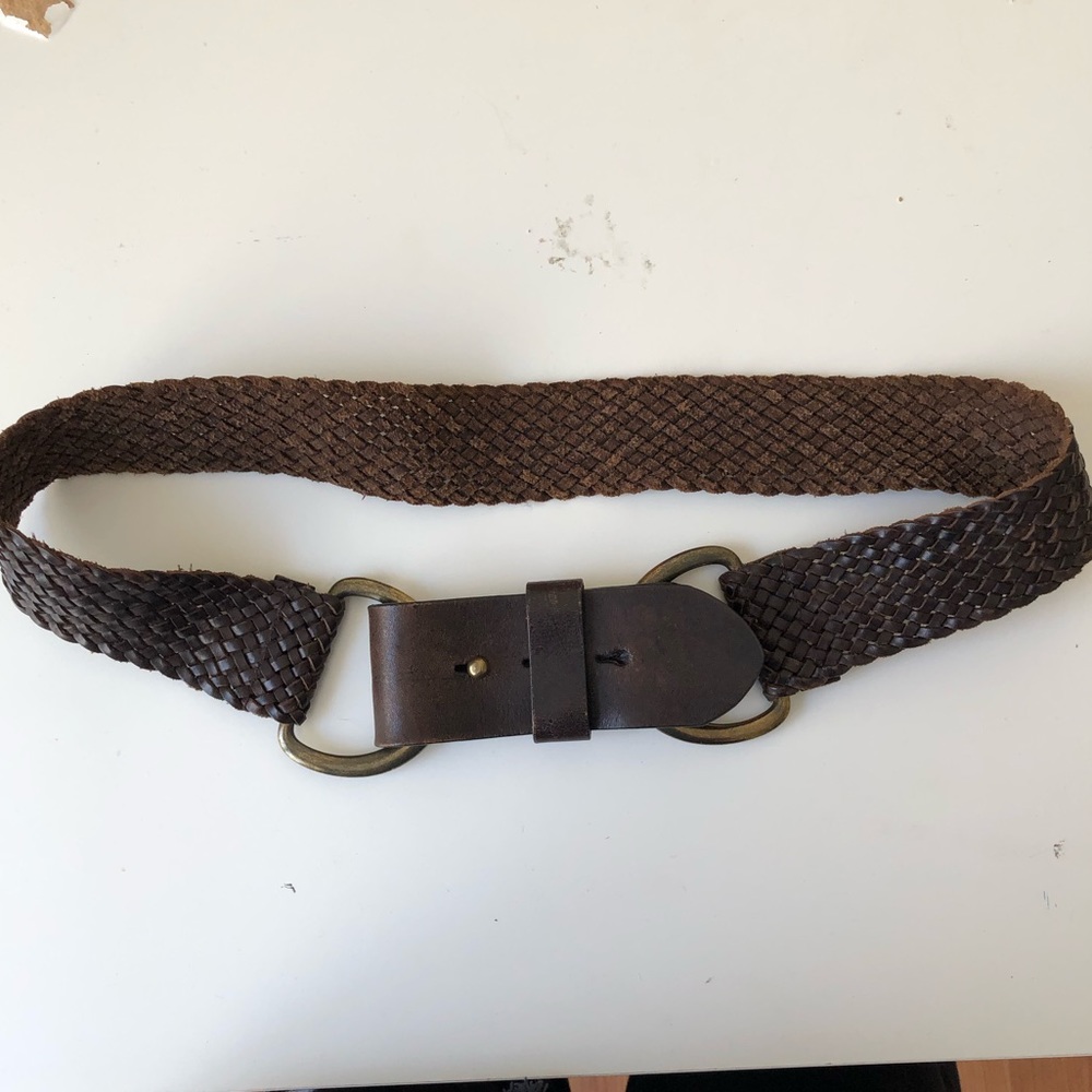 Jcrew leather belt size S brown